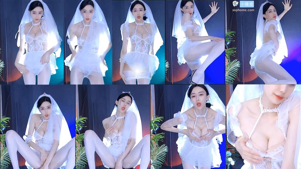 【CC 白妖妖】新!千元婚纱大尺定制!极品御姐 情趣婚纱森林诱惑!(1V/141M/3分20)