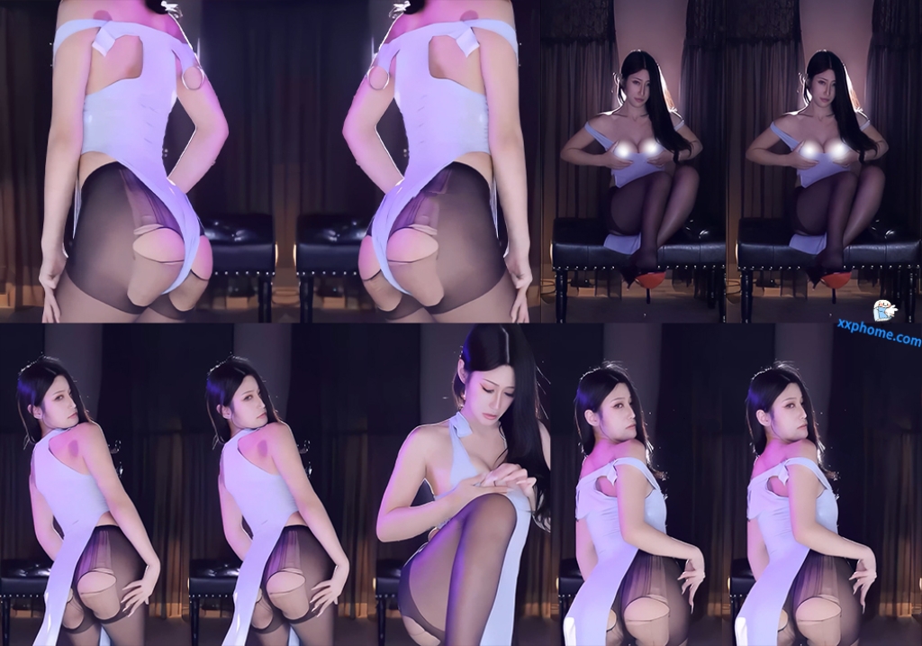 【虎牙 冯**】土豪大尺定制热舞 破洞黑丝翘臀抖抖抖！(1V/4分09)