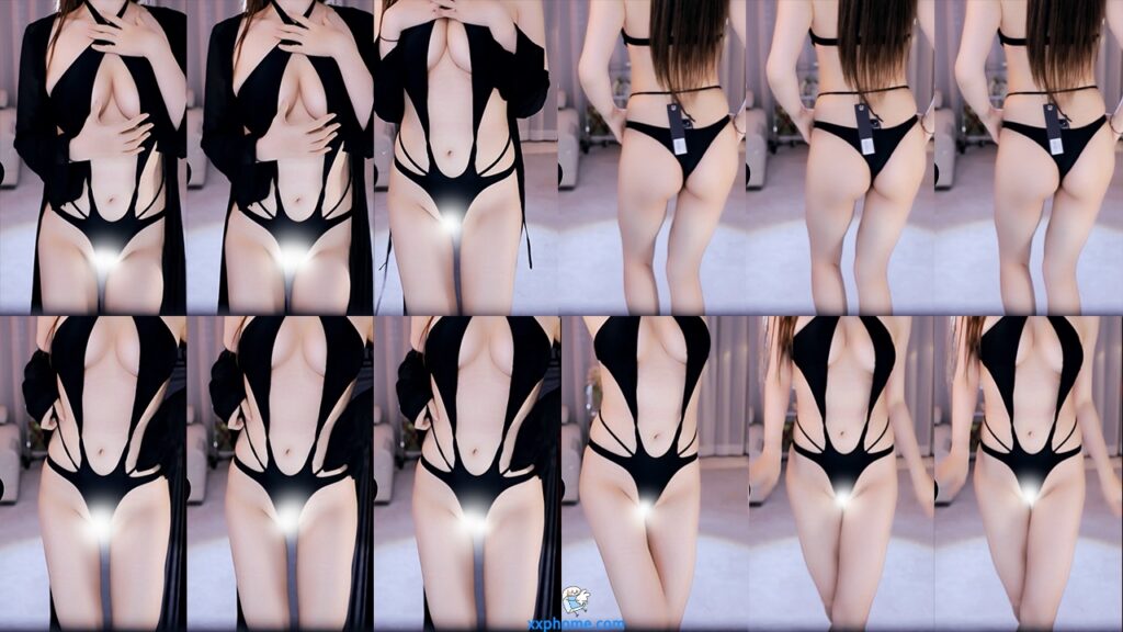 【斗鱼 张**】高价土豪私人大尺定制热舞 情趣连体比基尼 肤白貌美巨乳半球！(1V/3分12)