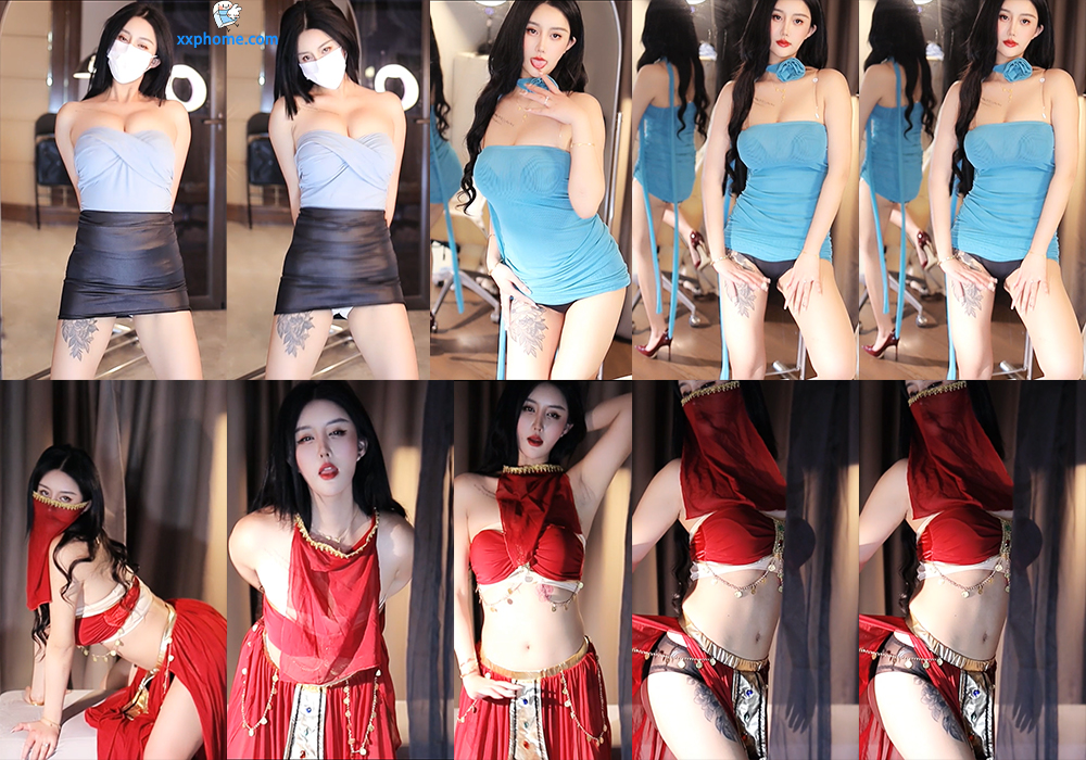 【XX 依*】付费群定制热舞 巨乳露内包臀裙 (3V/1.28G/10分30)