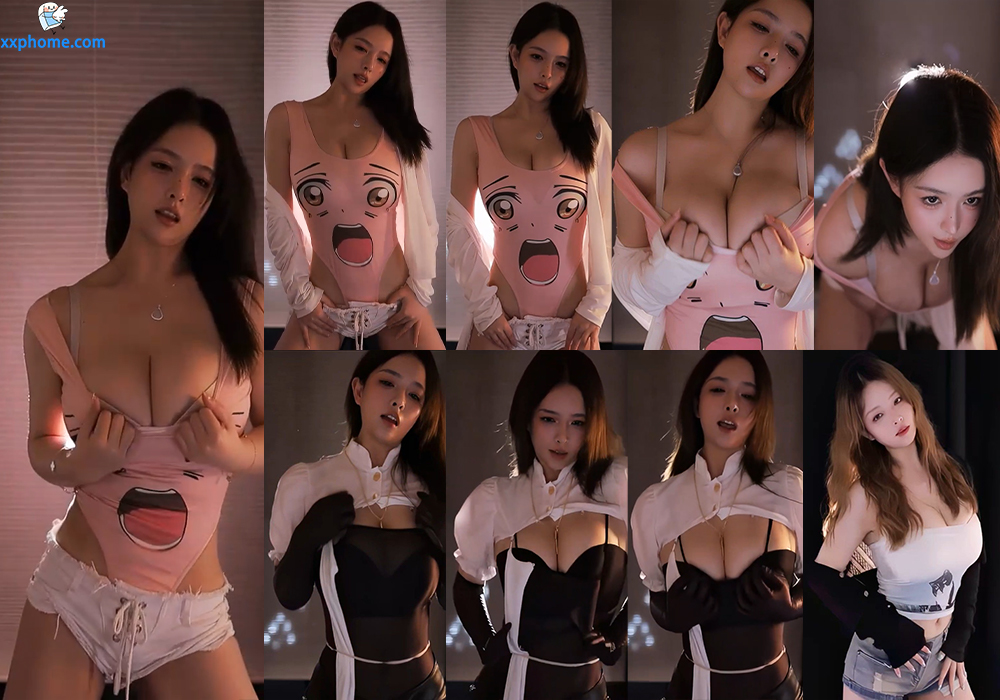 【斗鱼 考*】连体透罩大奶定制热舞 顶级美乳揉胸抖抖抖！(5V/13分10)