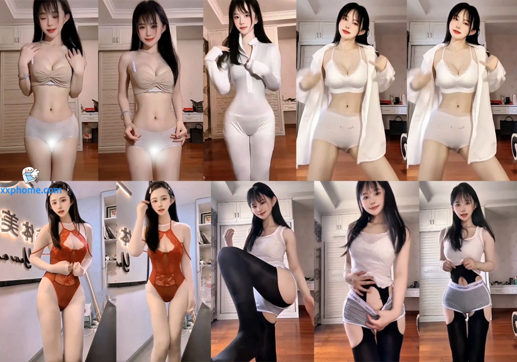 【抖音 财**】网红小美女大尺内衣定制热舞 精致性感爆乳苗条丰腰 透视内内森林！(5V/7分04)